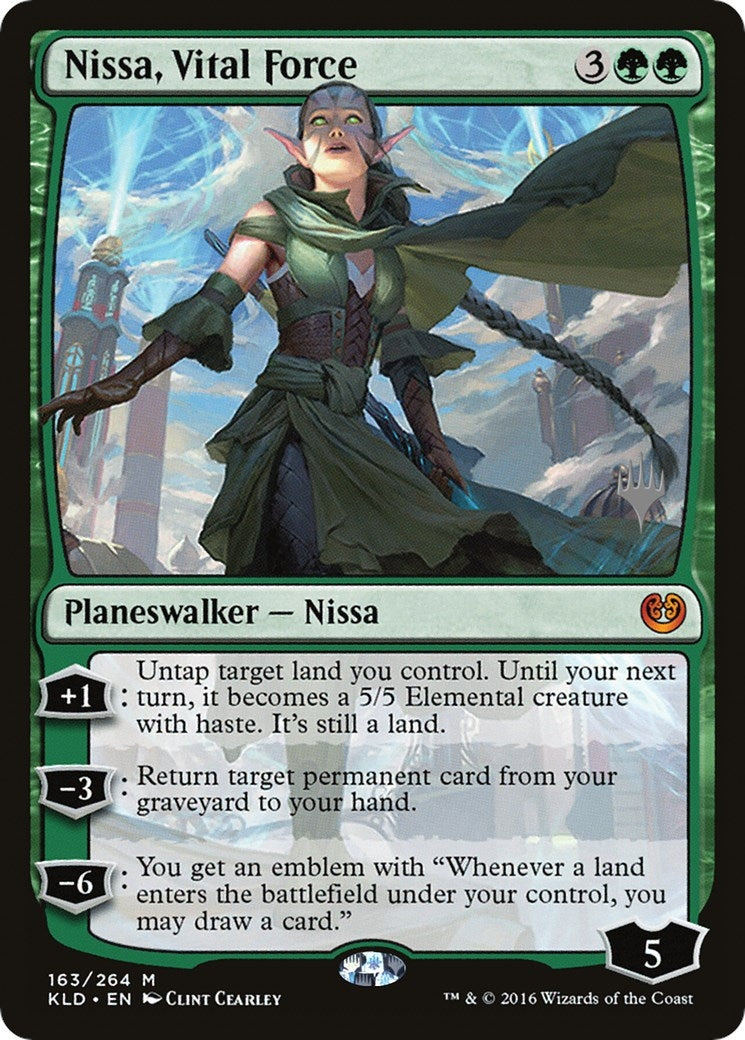 Image for Nissa, Vital Force (Promo Pack: Zendikar Rising) (163) - Magic: The Gathering
