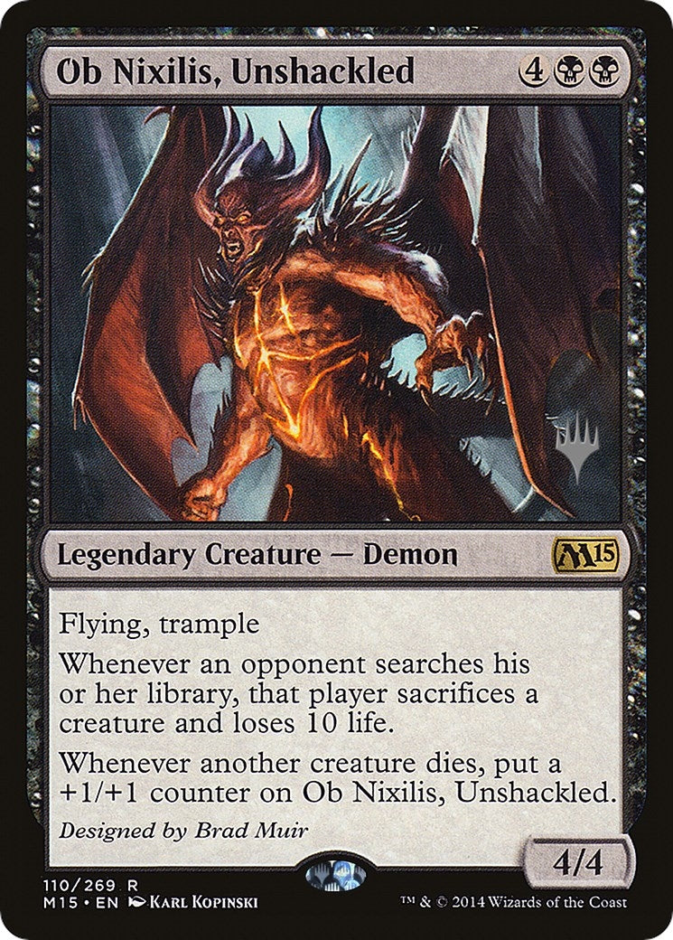 Image for Ob Nixilis, Unshackled (Promo Pack: Zendikar Rising) (110) - Magic: The Gathering