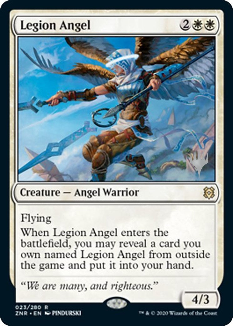 Image for Legion Angel (Promo Pack: Zendikar Rising) (23) - Magic: The Gathering