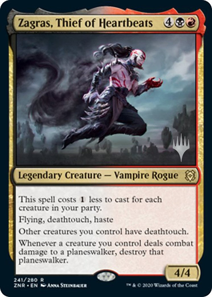 Image for Zagras, Thief of Heartbeats (Promo Pack: Zendikar Rising) (241) - Magic: The Gathering