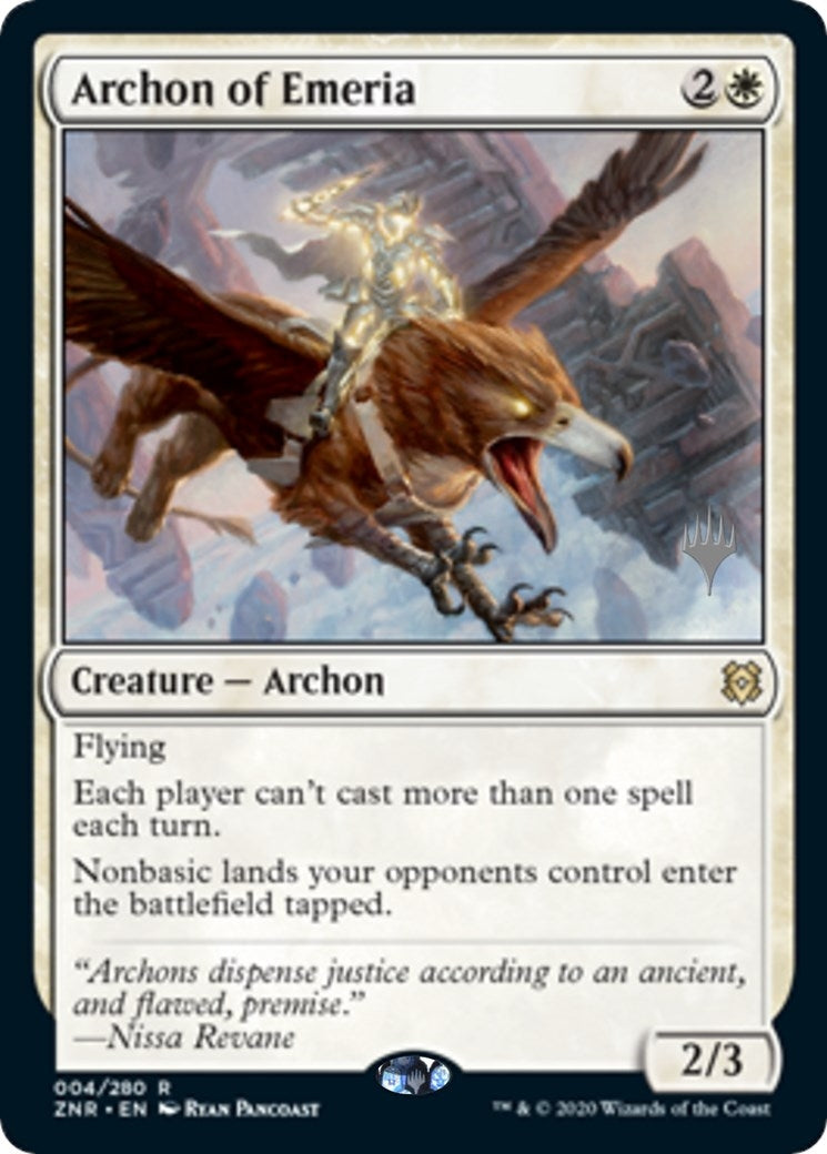 Image for Archon of Emeria (Promo Pack: Zendikar Rising) (4) - Magic: The Gathering