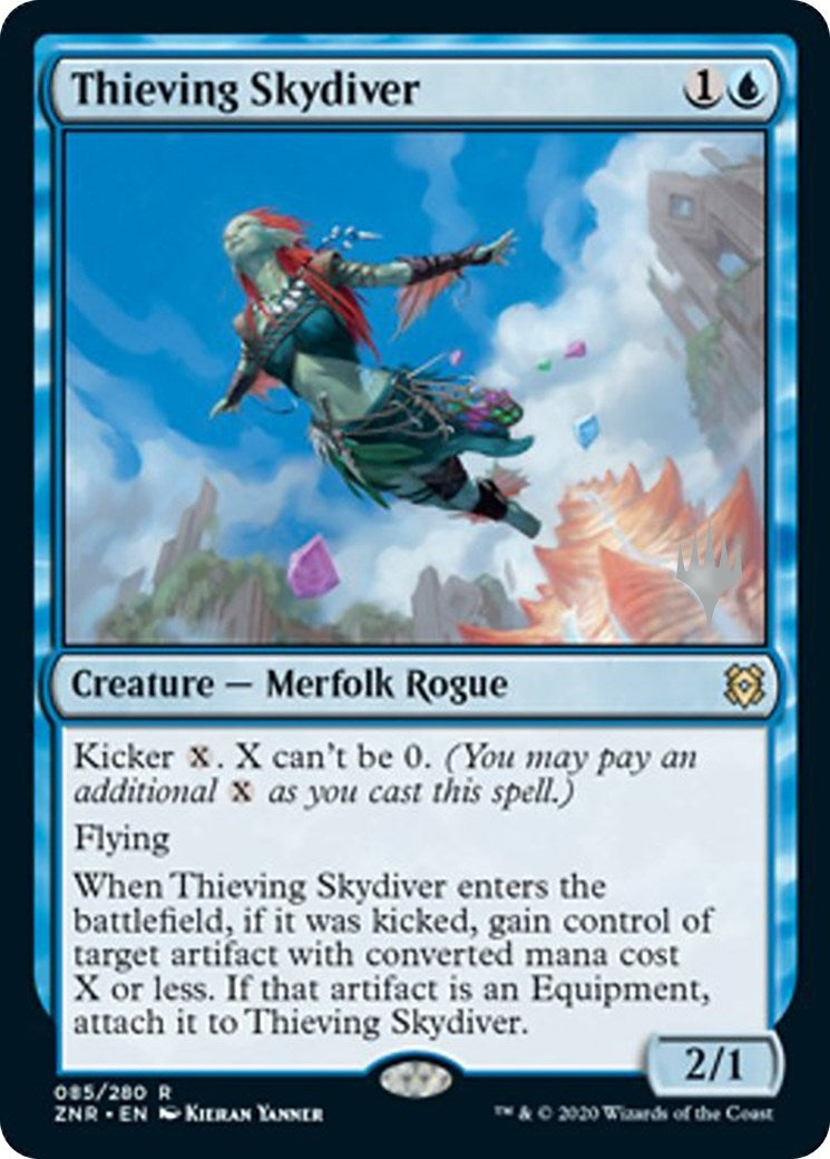 Image for Thieving Skydiver (Promo Pack: Zendikar Rising) (85) - Magic: The Gathering