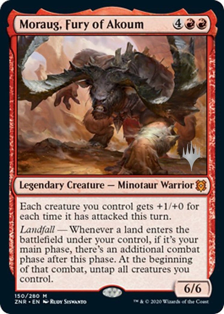 Image for Moraug, Fury of Akoum (Promo Pack: Zendikar Rising) (150) - Magic: The Gathering