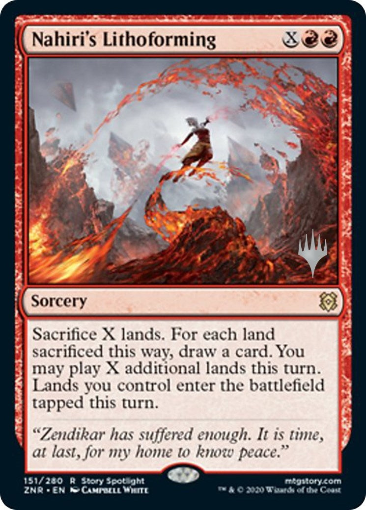 Image for Nahiri's Lithoforming (Promo Pack: Zendikar Rising) (151) - Magic: The Gathering