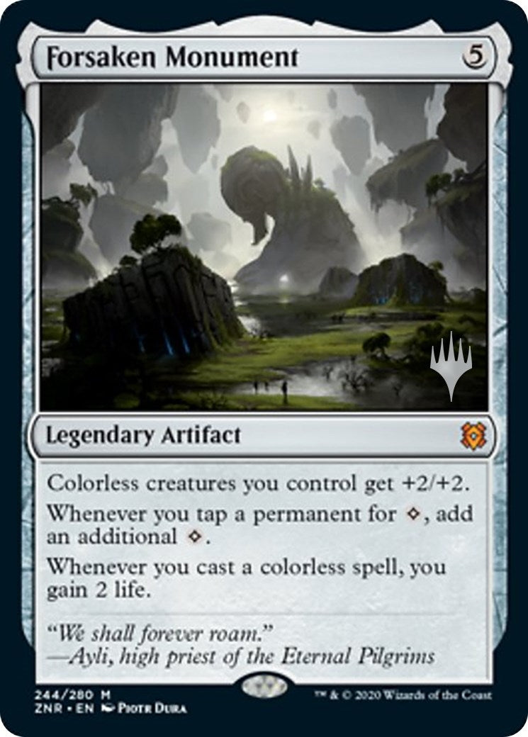 Image for Forsaken Monument (Promo Pack: Zendikar Rising) (244) - Magic: The Gathering
