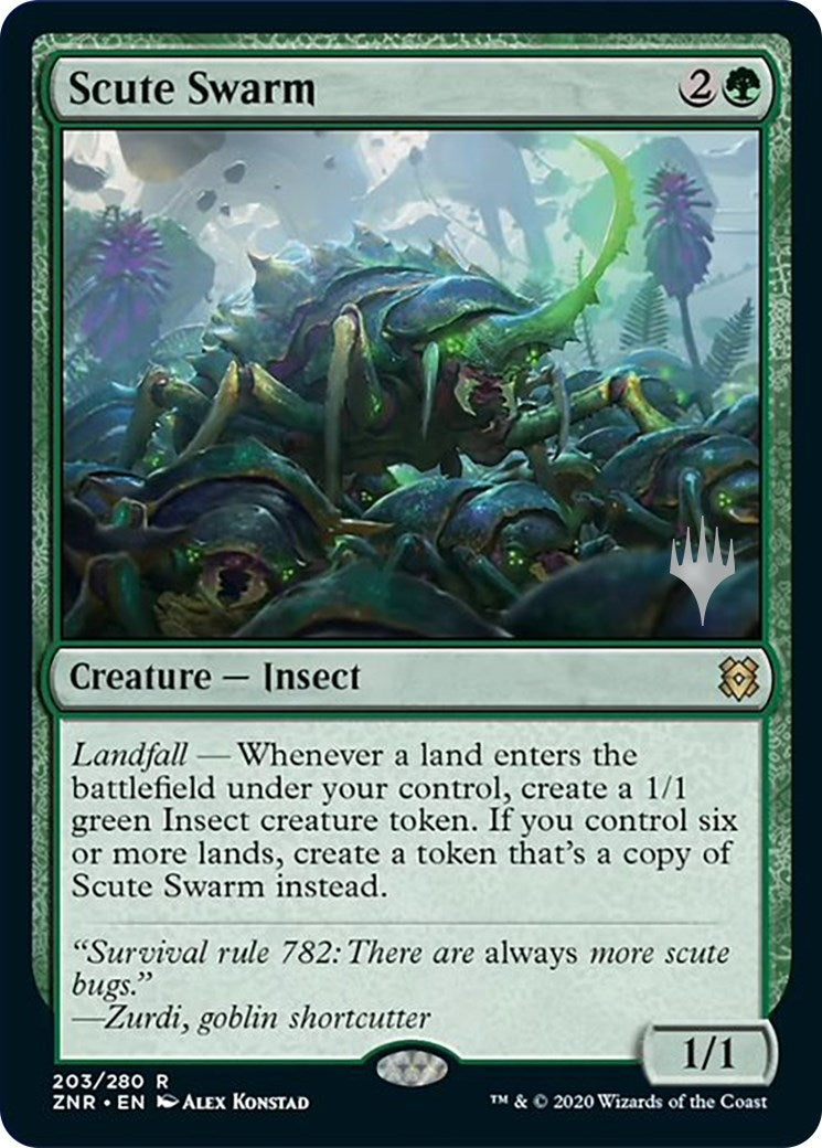 Image for Scute Swarm (Promo Pack: Zendikar Rising) (203) - Magic: The Gathering