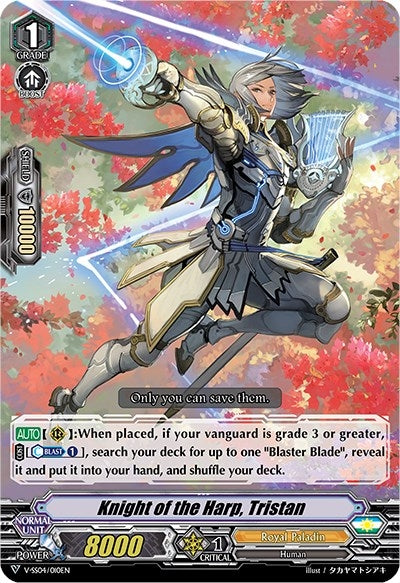 Image for Knight of the Harp, Tristan (V-SS04: Majesty Lord Blaster) (V-SS04/010EN) - Cardfight Vanguard