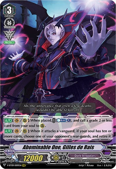 Image for Abominable One, Gilles de Rais (V-BT09: Butterfly d'Moonlight) (V-BT09/009EN) - Cardfight Vanguard
