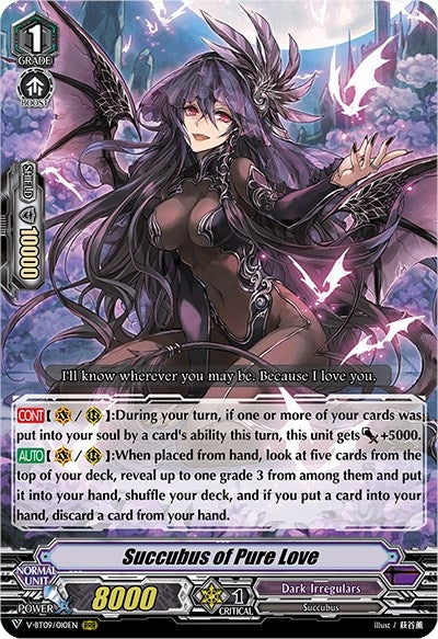 Image for Succubus of Pure Love (V-BT09: Butterfly d'Moonlight) (V-BT09/010EN) - Cardfight Vanguard