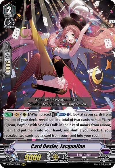 Image for Card Dealer, Jacqueline (V-BT09: Butterfly d'Moonlight) (V-BT09/011EN) - Cardfight Vanguard
