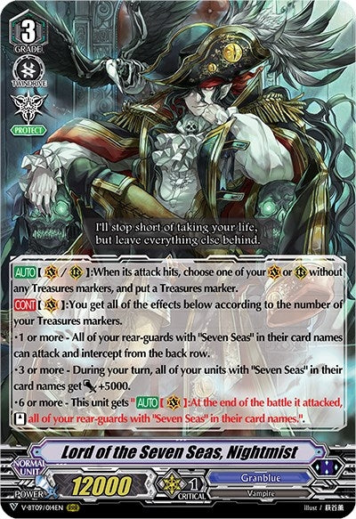 Image for Lord of the Seven Seas, Nightmist (V-BT09: Butterfly d'Moonlight) (V-BT09/014EN) - Cardfight Vanguard
