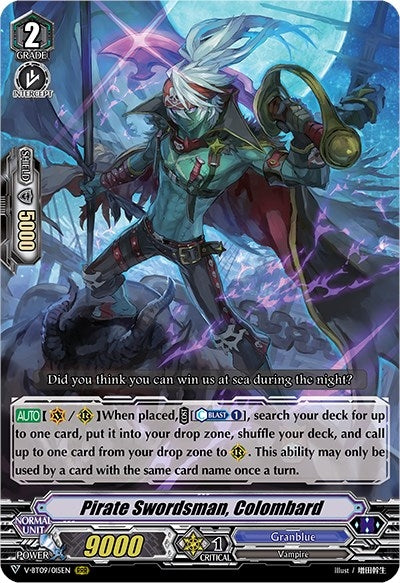 Image for Pirate Swordsman, Colombard (V-BT09: Butterfly d'Moonlight) (V-BT09/015EN) - Cardfight Vanguard