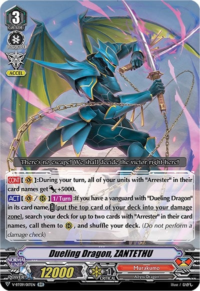 Image for Dueling Dragon, ZANTETHU (V-BT09: Butterfly d'Moonlight) (V-BT09/017EN) - Cardfight Vanguard