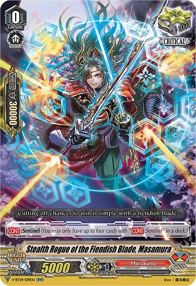 Image for Stealth Rogue of the Fiendish Blade, Masamura (V-BT09: Butterfly d'Moonlight) (V-BT09/019EN) - Cardfight Vanguard