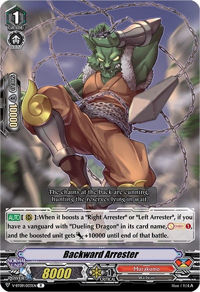 Image for Backward Arrester (V-BT09: Butterfly d'Moonlight) (V-BT09/033EN) - Cardfight Vanguard