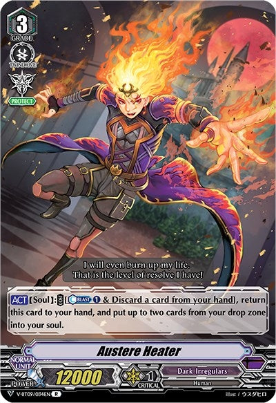 Image for Austere Heater (V-BT09: Butterfly d'Moonlight) (V-BT09/034EN) - Cardfight Vanguard