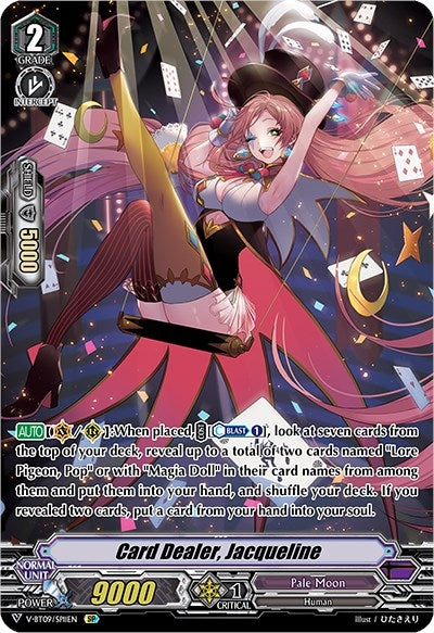 Image for Card Dealer, Jacqueline (SP) (V-BT09: Butterfly d'Moonlight) (V-BT09/SP11EN) - Cardfight Vanguard
