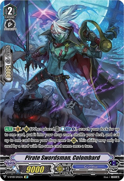 Image for Pirate Swordsman, Colombard (SP) (V-BT09: Butterfly d'Moonlight) (V-BT09/SP15EN) - Cardfight Vanguard