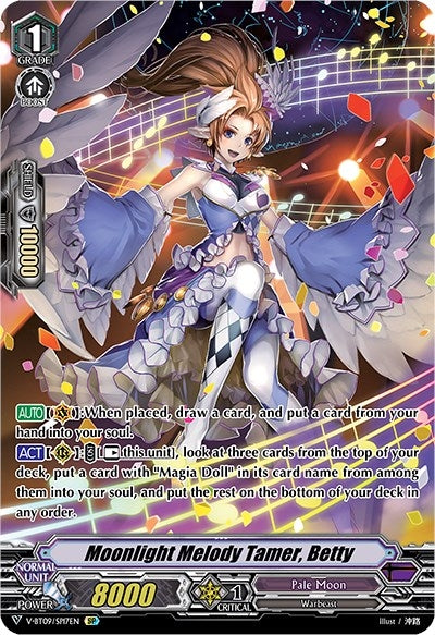 Image for Moonlight Melody Tamer, Betty (SP) (V-BT09: Butterfly d'Moonlight) (V-BT09/SP17EN) - Cardfight Vanguard