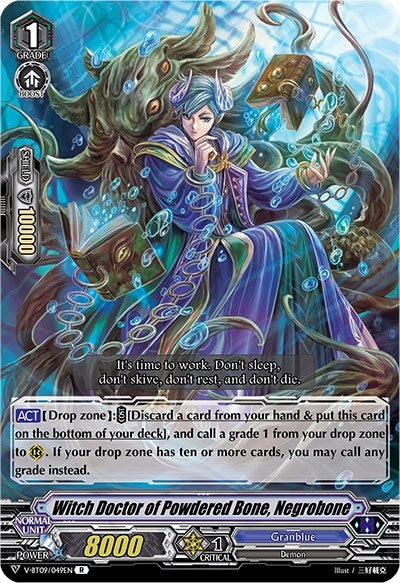 Image for Witch Doctor of Powdered Bone, Negrobone (V-BT09: Butterfly d'Moonlight) (V-BT09/049EN) - Cardfight Vanguard