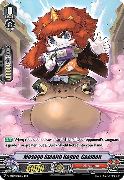 Image for Masago Stealth Rogue, Goemon (SP) (V-BT09: Butterfly d'Moonlight) (V-BT09/SP26EN) - Cardfight Vanguard