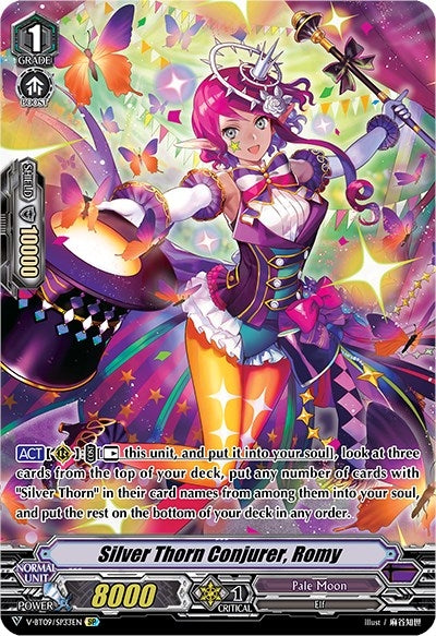 Image for Silver Thorn Conjurer, Romy (SP) (V-BT09: Butterfly d'Moonlight) (V-BT09/SP33EN) - Cardfight Vanguard
