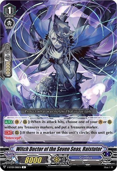 Image for Witch Doctor of the Seven Seas, Raistutor (V-BT09: Butterfly d'Moonlight) (V-BT09/088EN) - Cardfight Vanguard