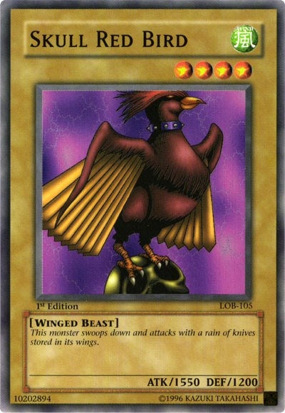 Image for Skull Red Bird (The Legend of Blue Eyes White Dragon) (LOB-105) - YuGiOh