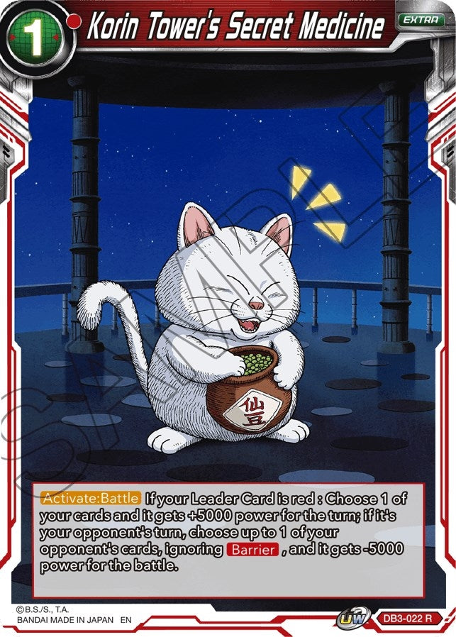 Image for Korin Tower's Secret Medicine (Draft Box 06 - Giant Force) (DB3-022) - Dragon Ball Super: Masters