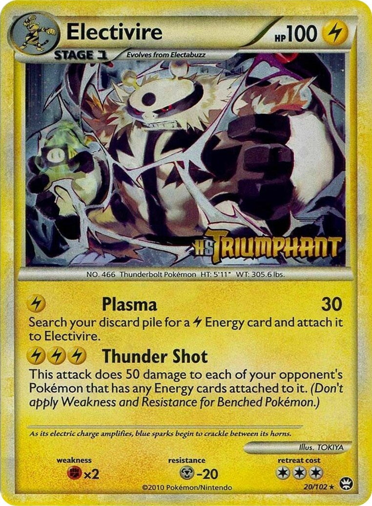 Image for Electivire - 20/102 (Prerelease) (HGSS Promos) (20/102) - Pokemon