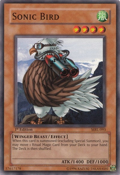 Image for Sonic Bird (Magic Ruler) (MRL-093) - YuGiOh