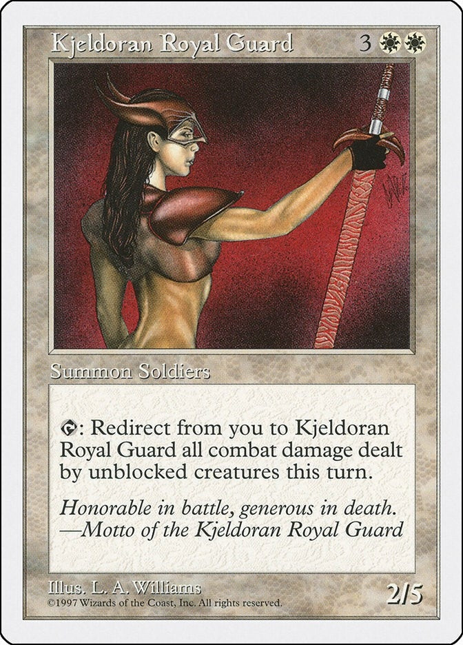 Image for Kjeldoran Royal Guard (Fifth Edition) - Magic: The Gathering