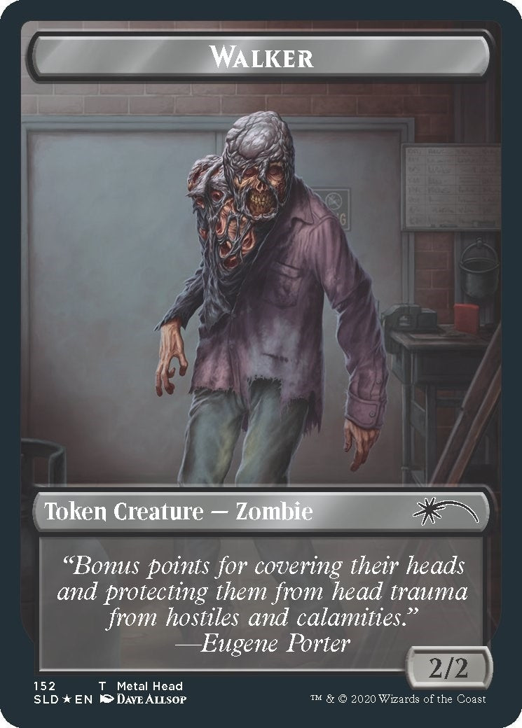 Image for Walker (Metal Head // Treasure) Double-sided Token (Secret Lair Drop Series) (152) - Magic: The Gathering