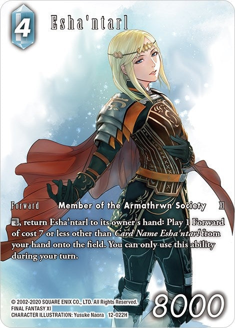 Image for Esha'ntarl (Full Art) (Opus XII) (12-022H) - Final Fantasy TCG