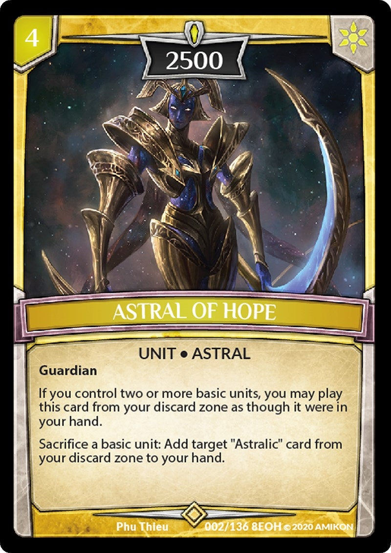 Image for Astral of Hope (Echoes of Hokken) (2/136 8EOH) - Argent Saga TCG