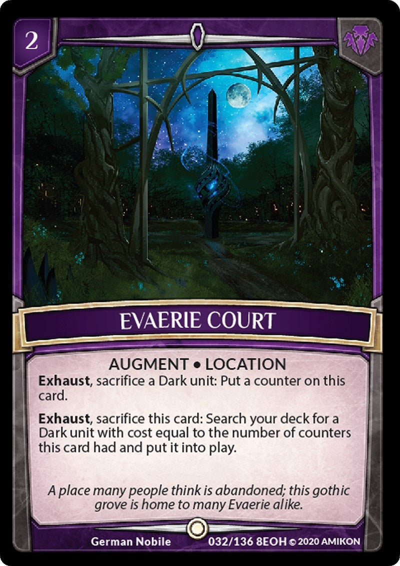 Image for Evaerie Court (Echoes of Hokken) (32/136 8EOH) - Argent Saga TCG