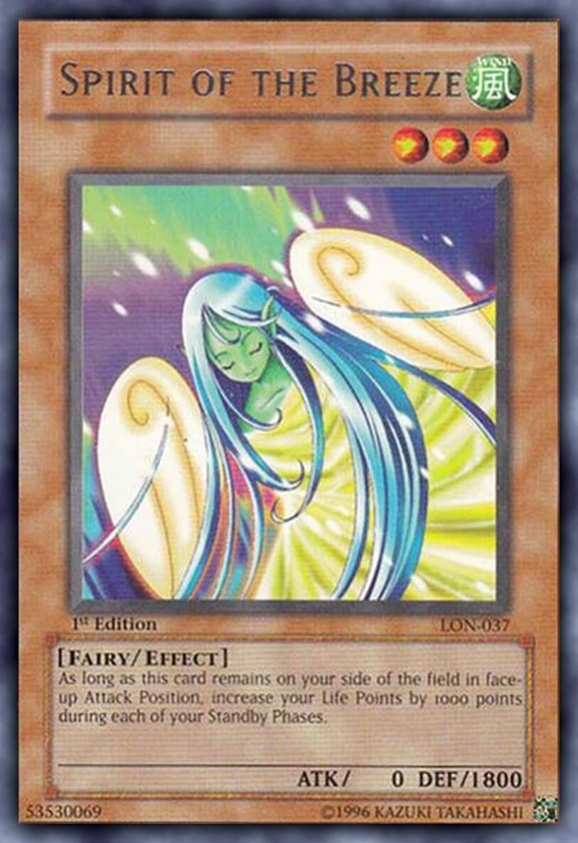 Image for Spirit of the Breeze (Labyrinth of Nightmare) (LON-037) - YuGiOh