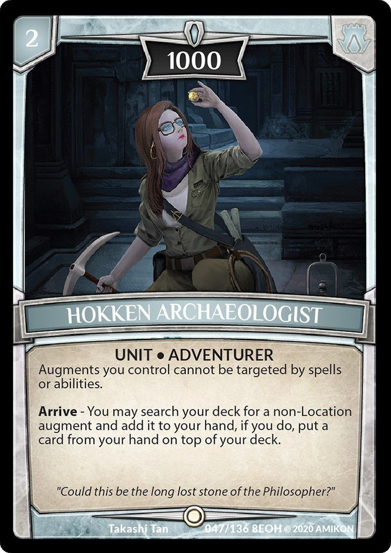 Image for Hokken Archaeologist (Echoes of Hokken) (47/136 8EOH) - Argent Saga TCG