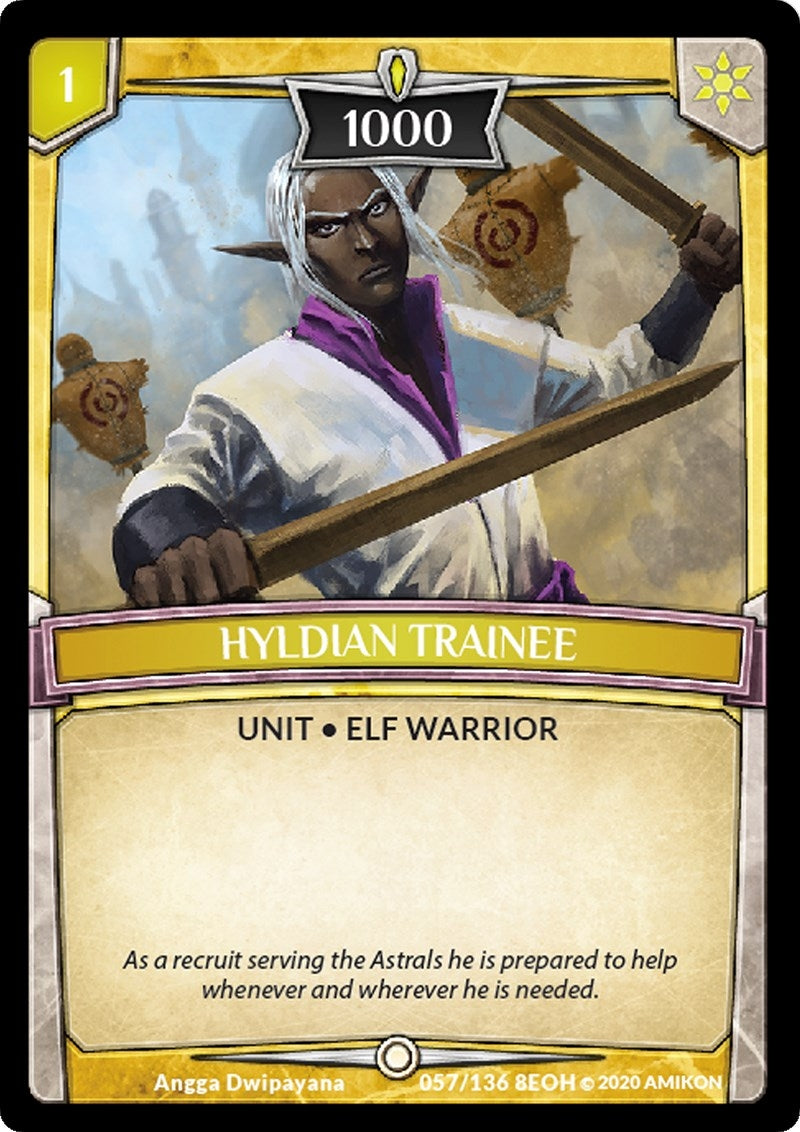 Image for Hyldian Trainee (Echoes of Hokken) (57/136 8EOH) - Argent Saga TCG