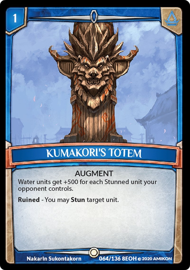 Image for Kumakori's Totem (Echoes of Hokken) (64/136 8EOH) - Argent Saga TCG