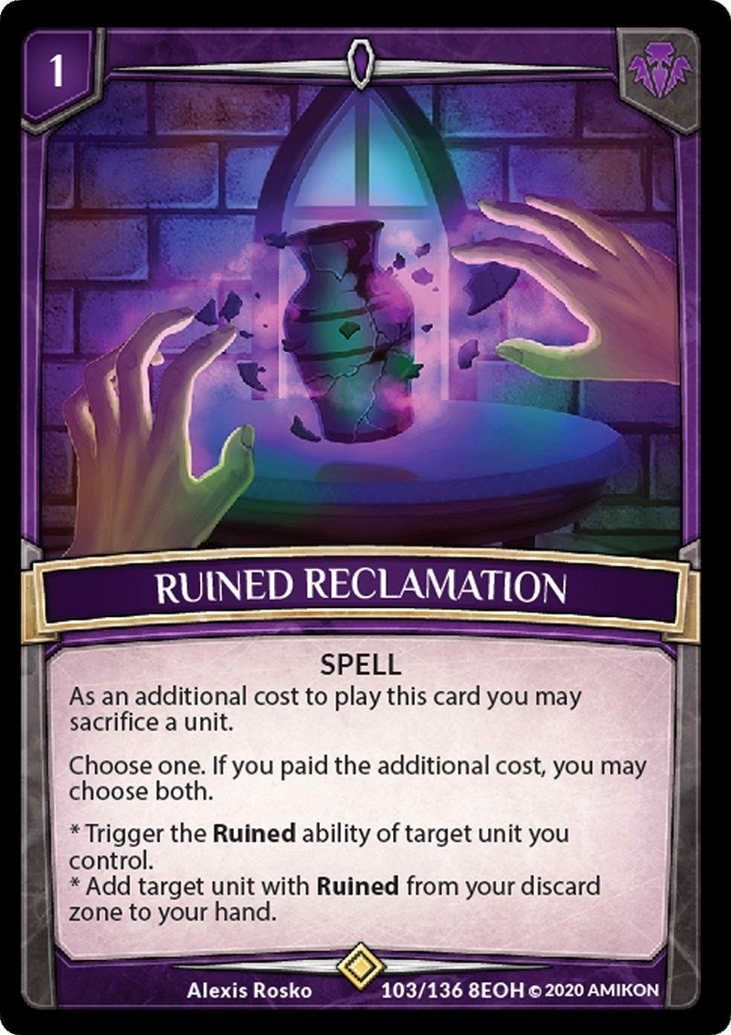 Image for Ruined Reclamation (Echoes of Hokken) (103/136 8EOH) - Argent Saga TCG