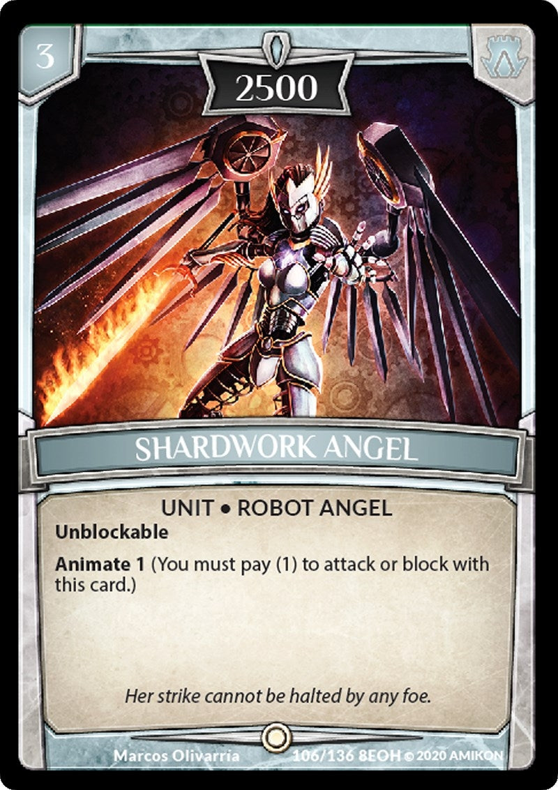Image for Shardwork Angel (Echoes of Hokken) (106/136 8EOH) - Argent Saga TCG
