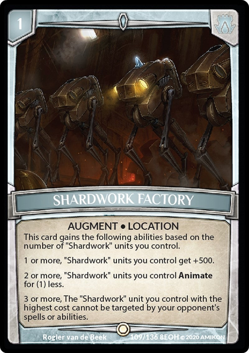 Image for Shardwork Factory (Echoes of Hokken) (109/136 8EOH) - Argent Saga TCG