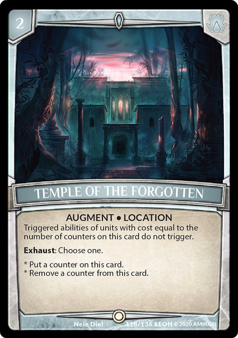 Image for Temple of the Forgotten (Echoes of Hokken) (118/136 8EOH) - Argent Saga TCG