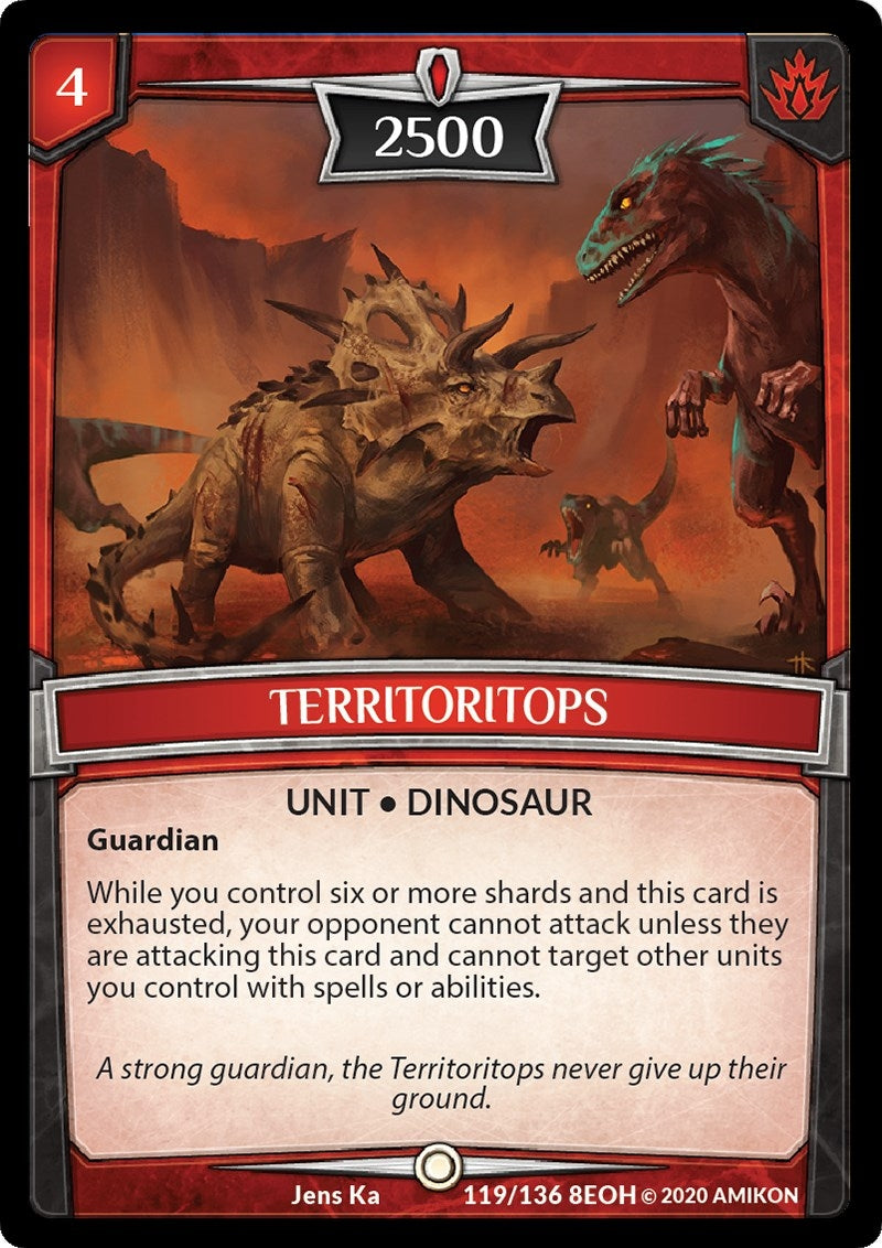 Image for Territoritops (Echoes of Hokken) (119/136 8EOH) - Argent Saga TCG