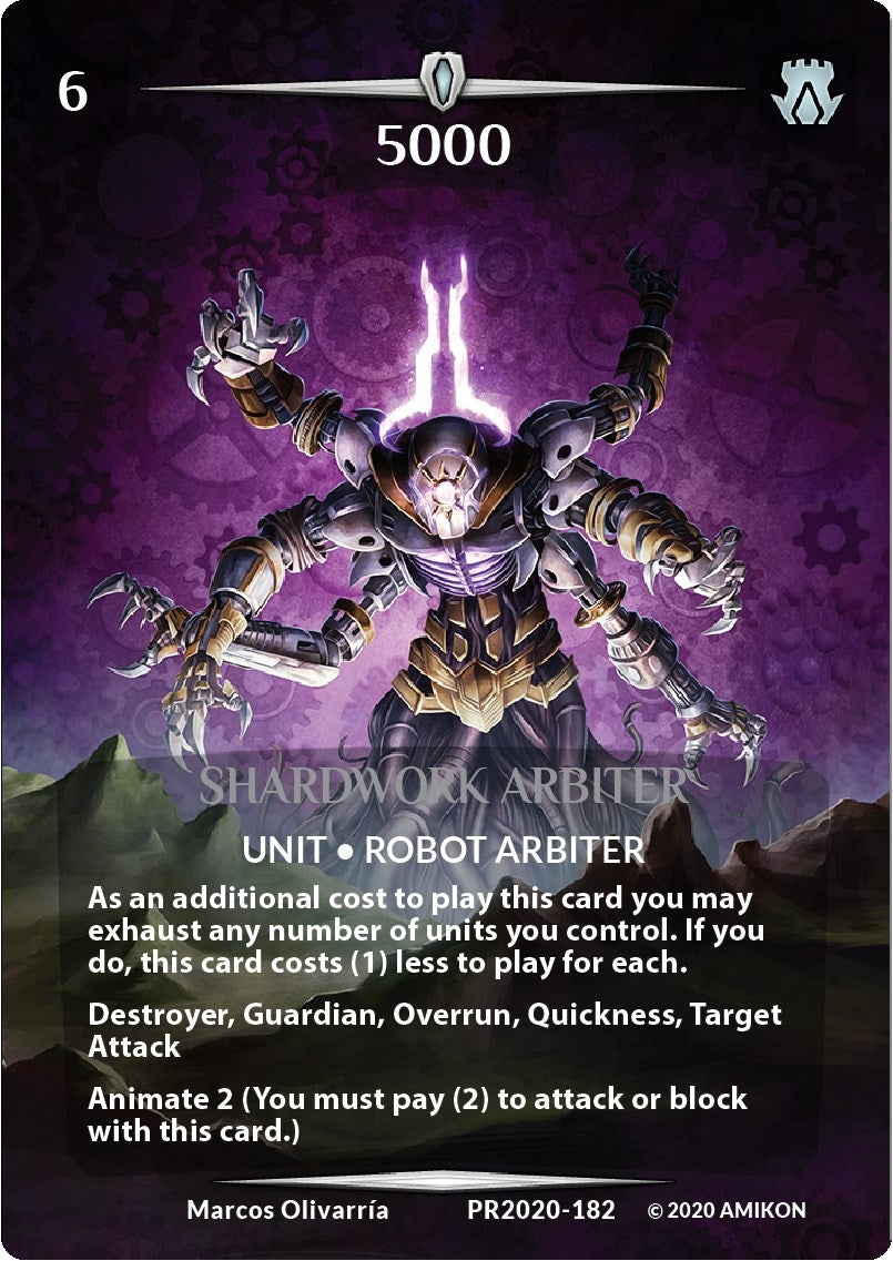 Image for Shardwork Arbiter (Serial Numbered) (Argent Saga Promos) (PR2020-182) - Argent Saga TCG