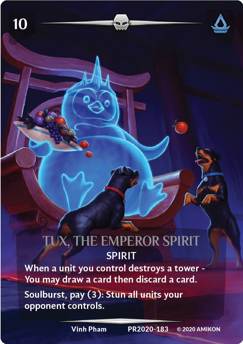 Image for Tux, the Emperor Spirit (Brad's Penguin Spirit) (Serial Number) (Argent Saga Promos) (PR2020-183) - Argent Saga TCG