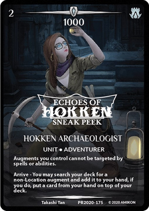 Image for Hokken Archaeologist (Sneak Peek) (Argent Saga Promos) (PR2020-175) - Argent Saga TCG