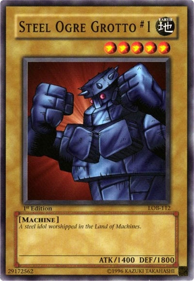 Image for Steel Ogre Grotto #1 (The Legend of Blue Eyes White Dragon) (LOB-112) - YuGiOh