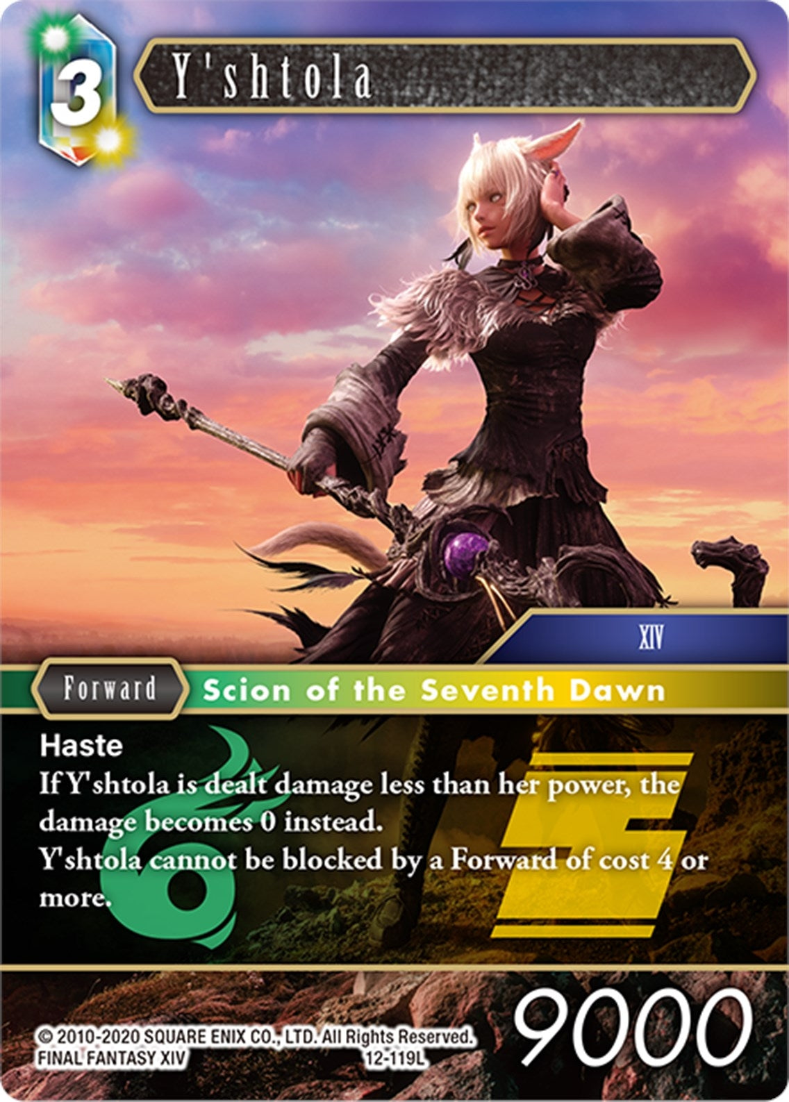Image for Y'shtola (Opus XII) (12-119L) - Final Fantasy TCG